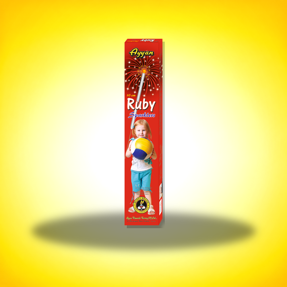10 CM RUBY SPARKLERS